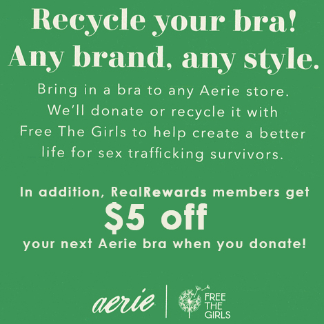 AERIE: $5 OFF  Eastview Mall