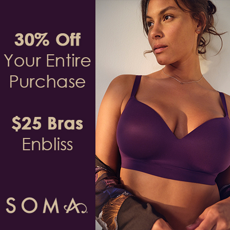 Natick Mall - Embrace a new bra destination with Soma's Embraceable Bras at  2/$59.